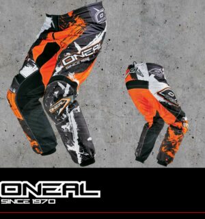 Pantaloni Moto Off-Road O’Neal ELEMENT Pants SHOCKER Black/Orange