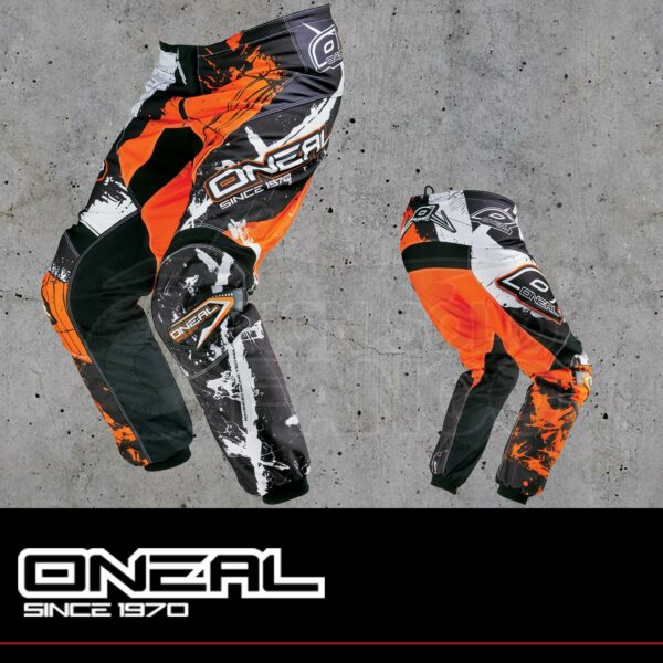 Pantaloni Moto Off-Road O’Neal ELEMENT Pants SHOCKER Black/Orange
