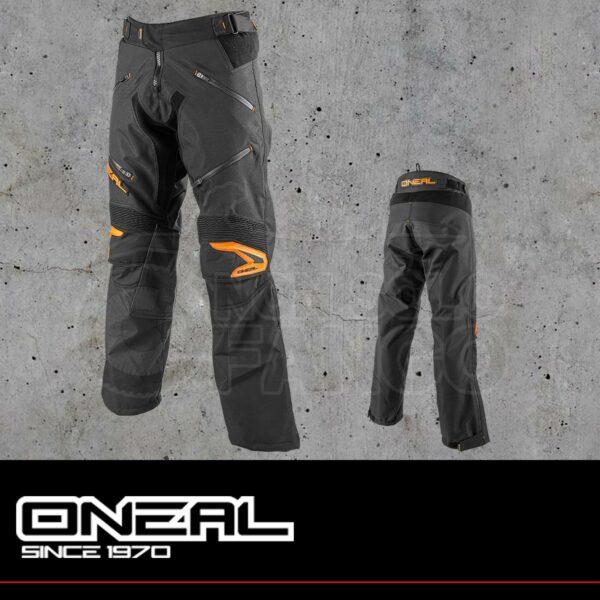 Pantaloni Moto Off-Road O’Neal BAJA Pants Black/Orange