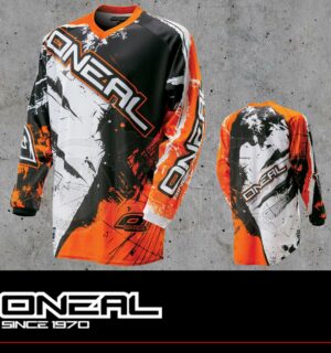 Maglia Off-Road O’neal ELEMENT Jersey SHOCKER black/orange