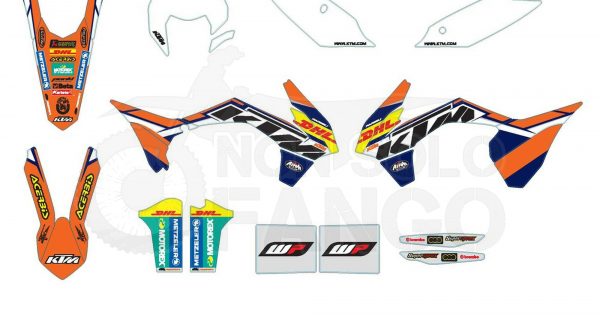 Kit grafiche Factory Enduro Power Parts KTM EXC dal 2014 al 2016