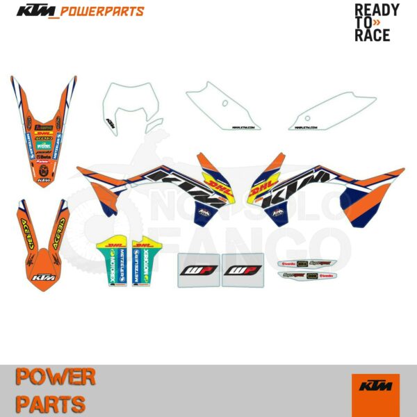 Kit grafiche Factory Enduro EXC dal 2014 al 2016