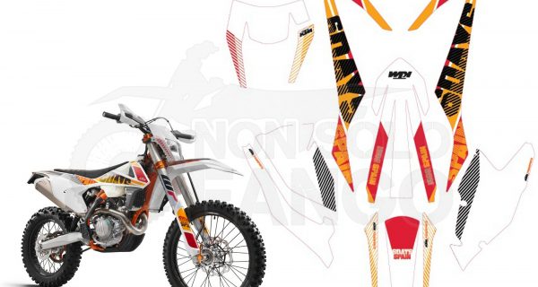 Grafiche in cristal già realizzate su KTM SX 85 ma comunque si possono  modificare e realizzare su qualsiasi altro modello di moto.