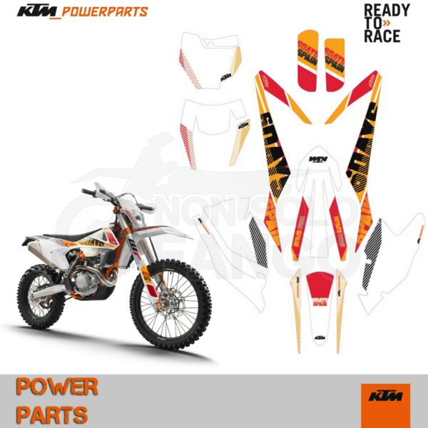 Kit grafiche Six Days Spain EXC ed SX dal 2016 al 2017