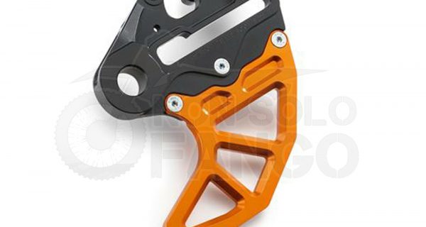 Staffa pinza con protezione disco freno posteriore EXC ed SX dal 2004 al 2017