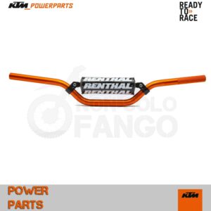 Manubrio Renthal arancio per 50 SX dal 2001 al 2017
