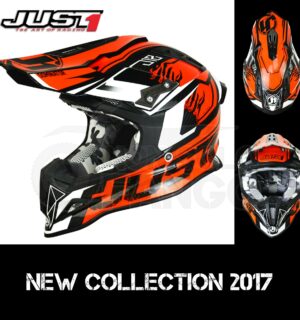 Casco Moto Off Road Just 1 – J12 Dominator Orange