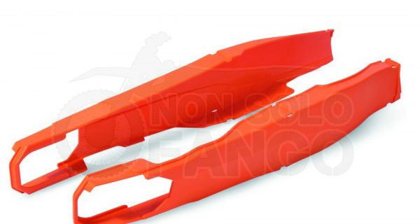 Protezione forcellone arancio EXC dal 2012 al 2016