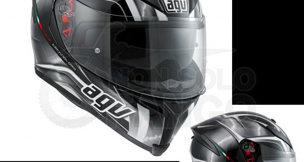 Casco moto Integrale K-5 S E2205 MULTI HURRICANE Black/Gunmetal/White