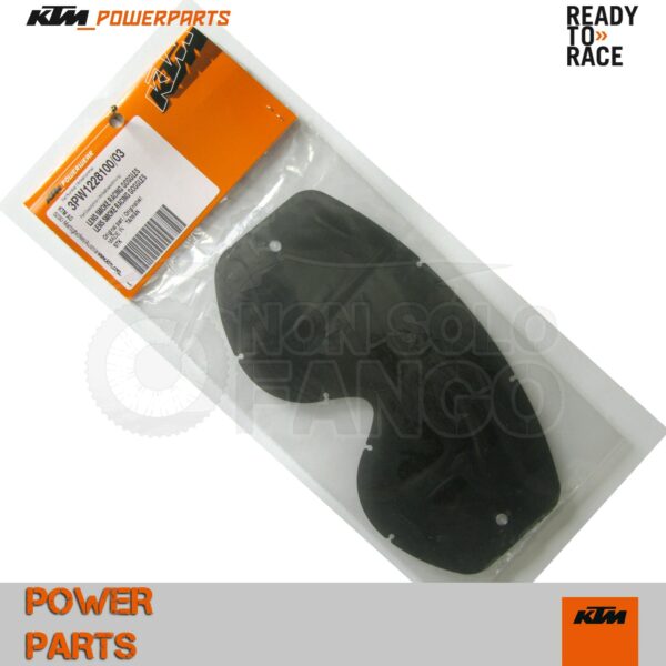 Lente di ricambio smoke per mascherina KTM Power Wear Racing Goggles