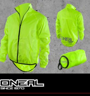 Giacca antiacqua MTB O’neal BREEZE Rain Jacket hi-viz