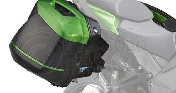Set valigie laterali Candy Lime Green Kawasaki Z 1000 SX MY 2017