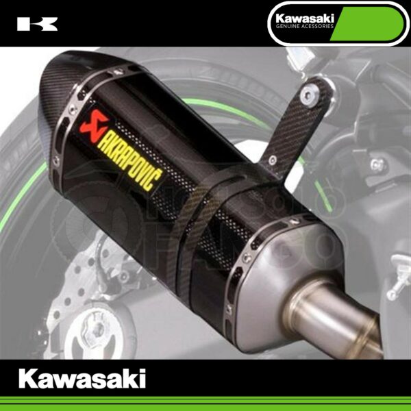 Scarico Akrapovic Carbonio in Kawasaki Z 1000 SX MY 2017