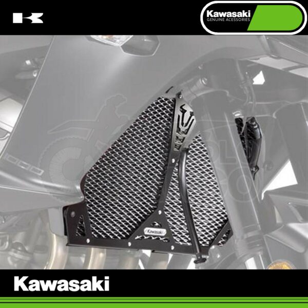Griglia protezione radiatore argento Kawasaki Versys 1000 MY 2017