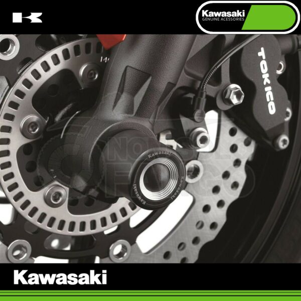 Kit protezioni perno ruota anteriore Kawasaki Versys 1000 MY 2017