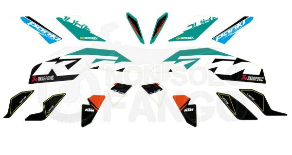 Kit grafiche Factory KTM Power Parts Duke 125 390 dal 2017