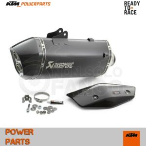 Silenziatore slip-on Akrapovic Black Adventure 1090 1290 dal 2017
