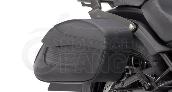 Set borse in pelle a sgancio rapido Kawasaki Vulcan S MY 2017