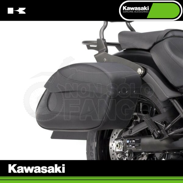 Set borse in pelle a sgancio rapido Kawasaki Vulcan S MY 2017