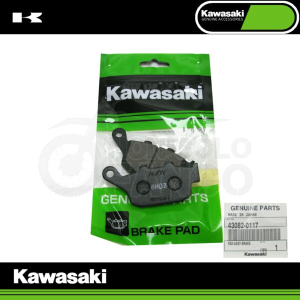 Coppia pastiglie freno posteriore Kawasaki Z 800 dal 2012 al 2016