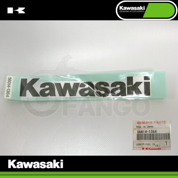 Emblema serbatoio argento Kawasaki ER-5