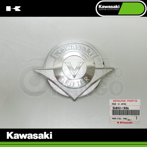 Emblema sinistro serbatoio Kawasaki VN 1500 Drifter dal 1999 al 2000