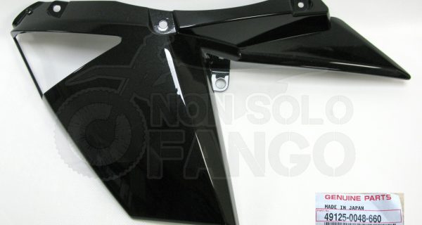 Carena inferiore sinistra nera Kawasaki Z 1000 dal 2010 al 2012