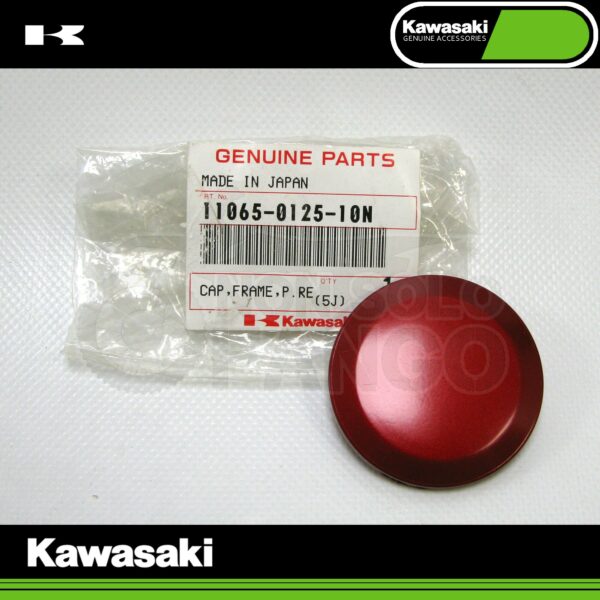 Tappo telaio rosso Kawasaki ER-6n e ER-6f dal 2006 al 2008