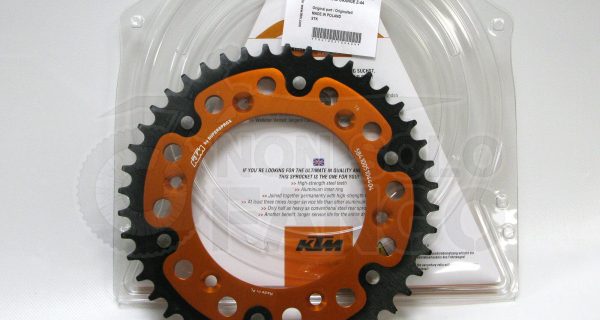 Corona acciaio alluminio orange 44 Z per 690 Duke SMC