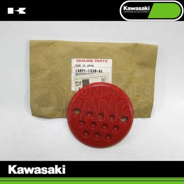 Coperchio rosso cover frizione/generatore Kawasaki Z 1000 dal 2003 al 2005