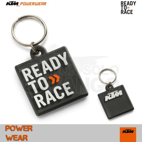 Portachiavi KTM Power Wear Logo Rubber Keyholder Black