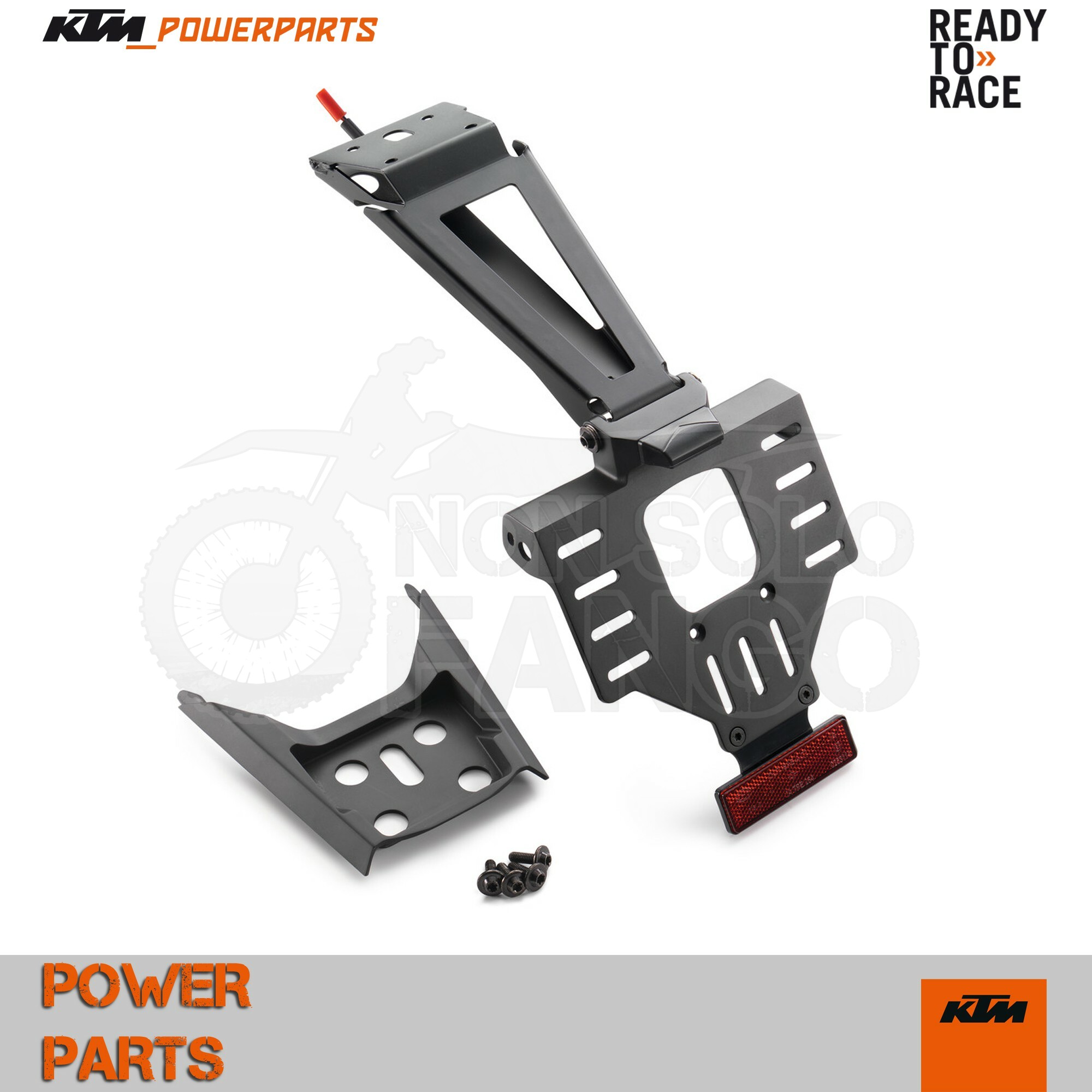 Portatarga ridotto KTM Power Parts Duke 125 390 dal 2017