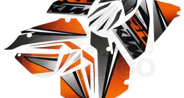Kit grafiche KTM Power Parts Neon RC 390 125