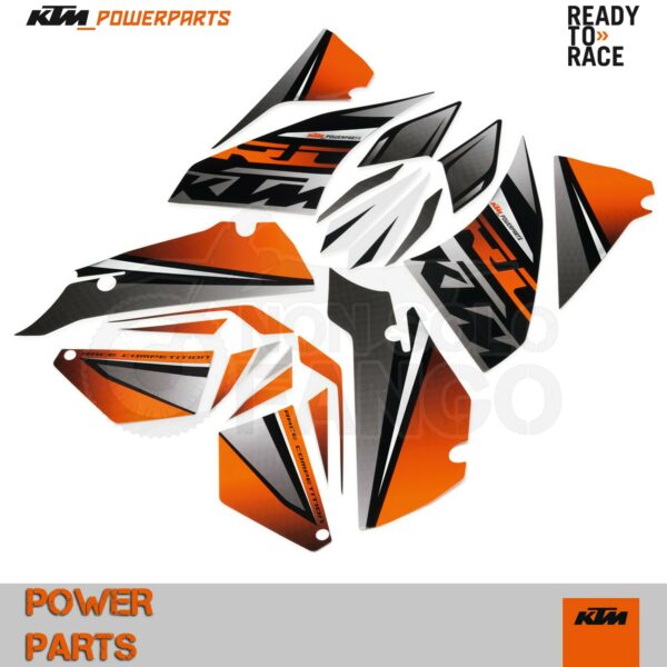 Kit grafiche KTM Power Parts Neon RC 390 125