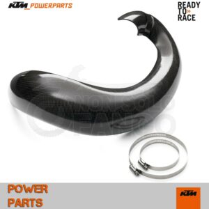 Protezione in Carbonio collettore di scarico KTM EXC ed SX 250 300 dal 2017 al 2018