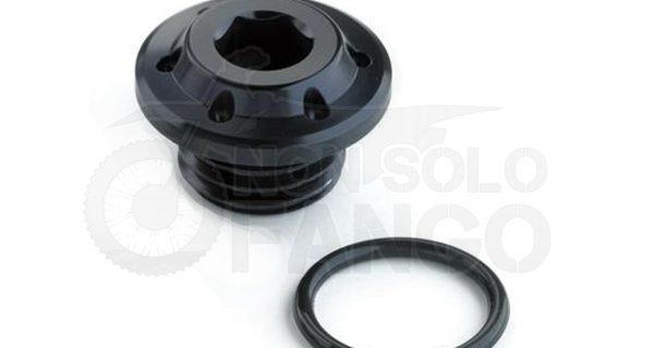 Tappo rabbocco olio in alluminio Black Kawasaki Z 900 RS