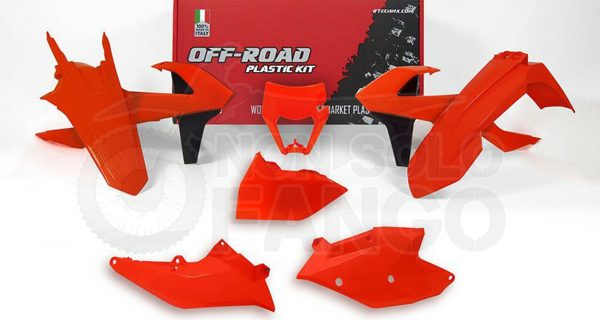 Kit plastiche replica Arancio Neon KTM EXC ed XC-W dal 2017 al 2018