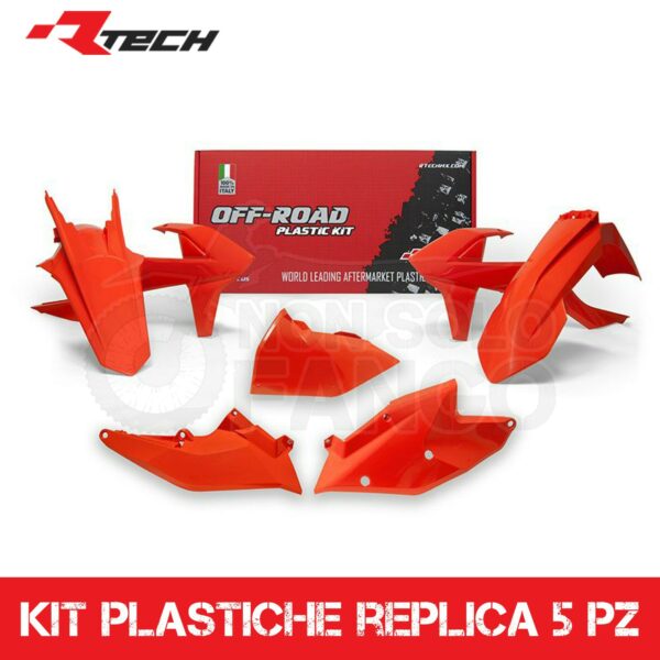 Kit plastiche replica Arancio KTM EXC ed XC-W dal 2017 al 2018