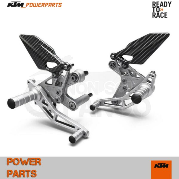 Kit pedane arretrate Power Parts KTM 790 Duke