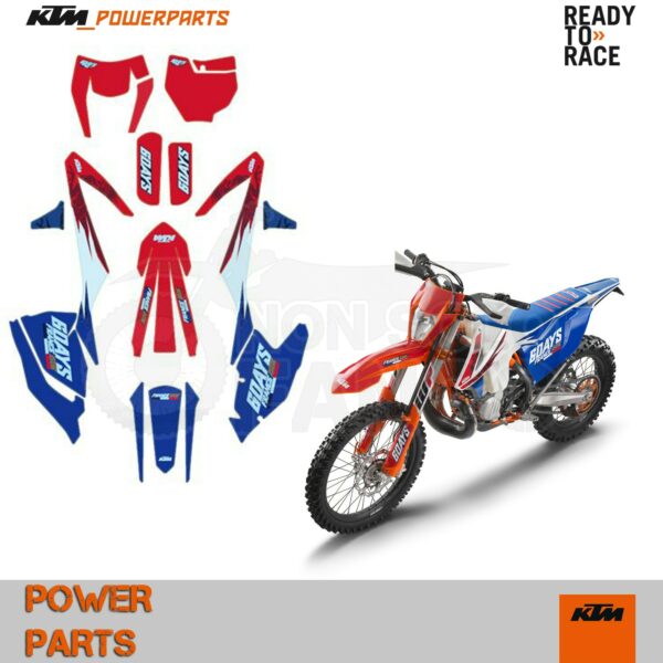 Kit grafiche Six Days France Power Parts KTM EXC SX XC-W 2016/2019