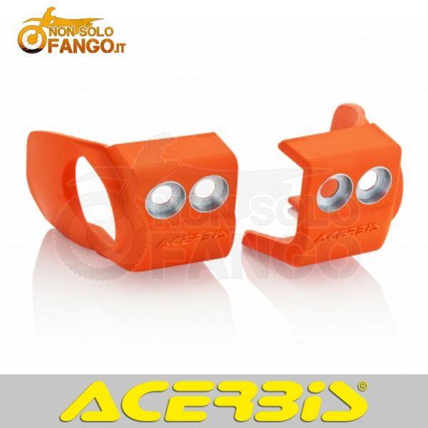Protezione piede forcella Acerbis arancio KTM SX EXC dal 2016 al 2018