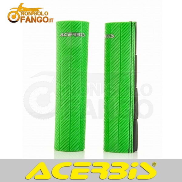 Protezione in gomma fordero forcelle Acerbis verde