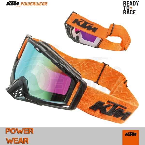 Mascherina KTM Power Wear 2019 Racing Goggles Black