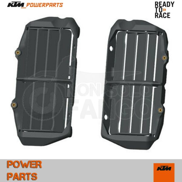 Kit protezioni radiatori Power Parts KTM EXC SX XC-W dal 2016 al 2019