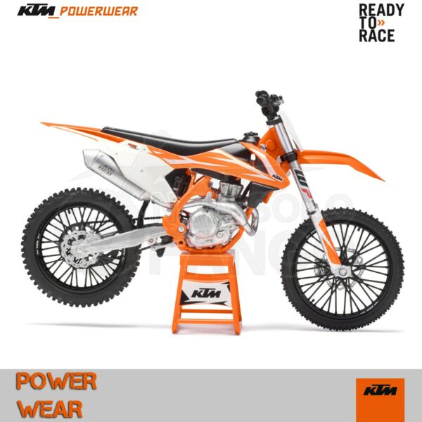 Modellino scala 1:12 KTM Power Wear 2019 450 SX-F MY 18 model bike