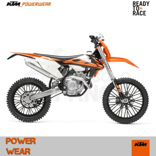 Modellino scala 1:12 KTM Power Wear 2019 350 EXC-F MY 18 model bike