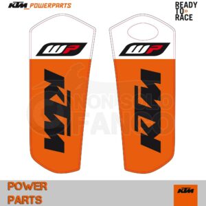 Coppia adesivi copristeli di tipo aperto KTM Power Parts