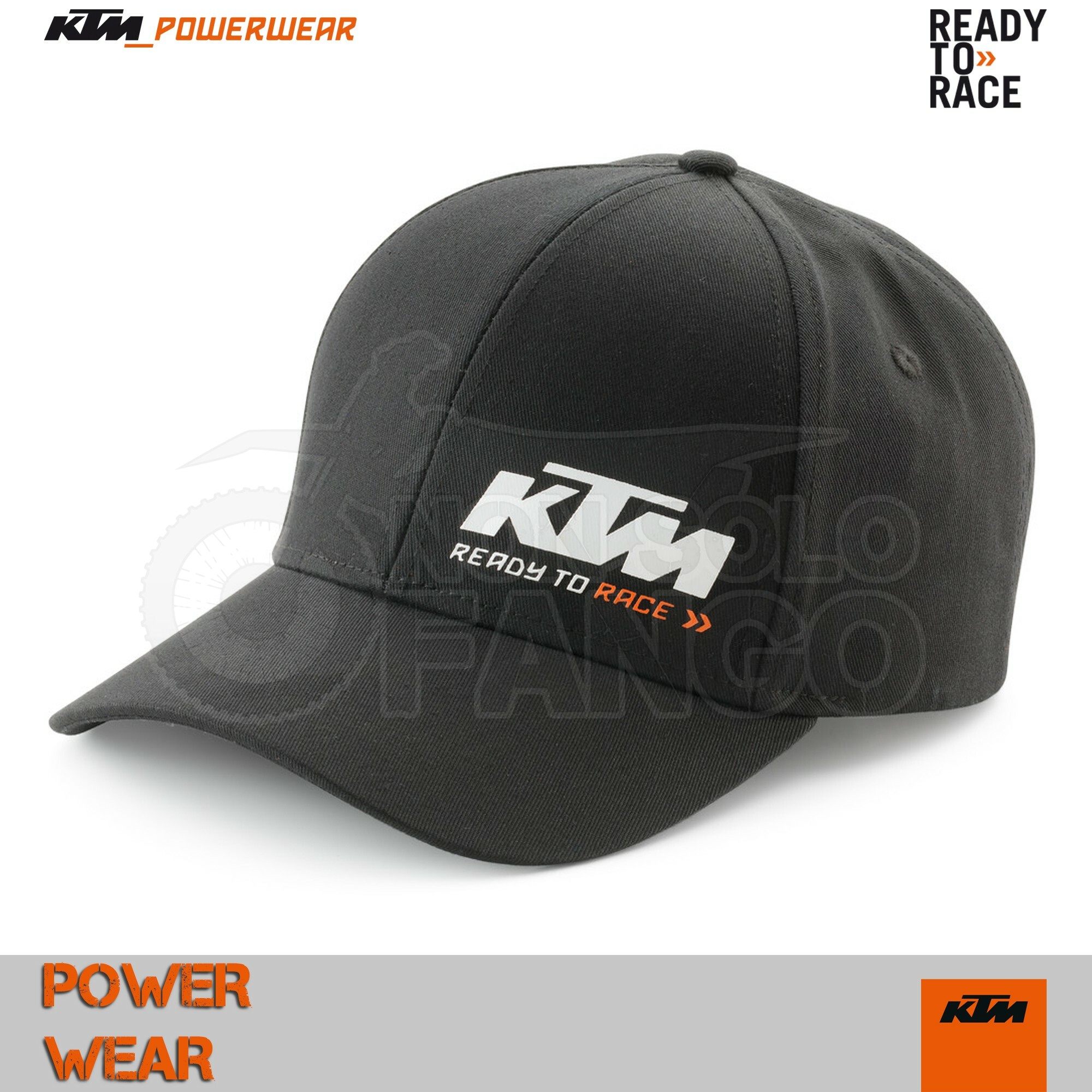 KTM RACING Cappello Berretto Hat Cappellino Houston 5 pannelli NERO 