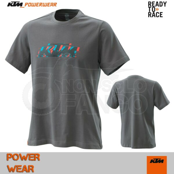 T-Shirt KTM Power Wear 2020 Radical Logo Tee Grey
