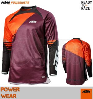 Maglia enduro KTM Power Wear 2020 Gravity-FX Shirt Burgundy